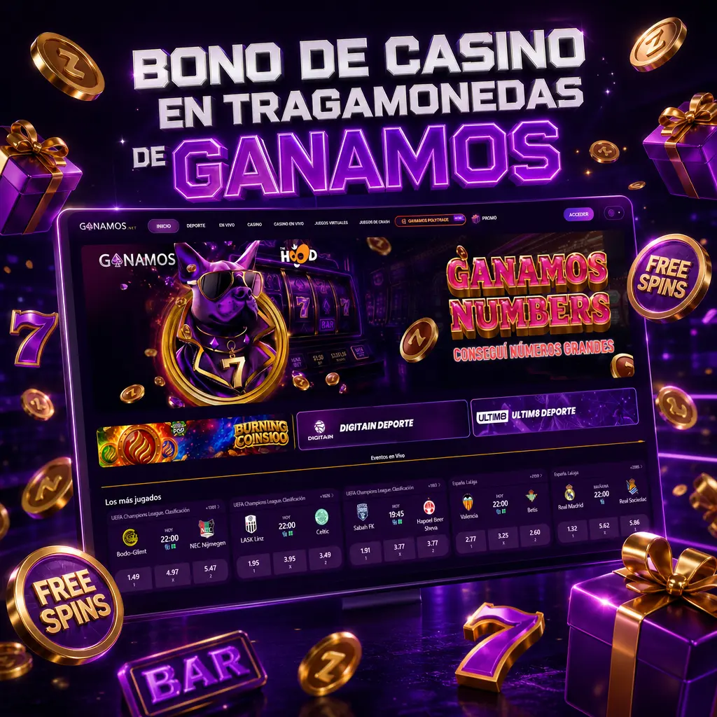 Bono de bienvenida de Ganamos: 200% hasta ARS 500.000 y 100 giros gratis en tragamonedas como Gates of Olympus.