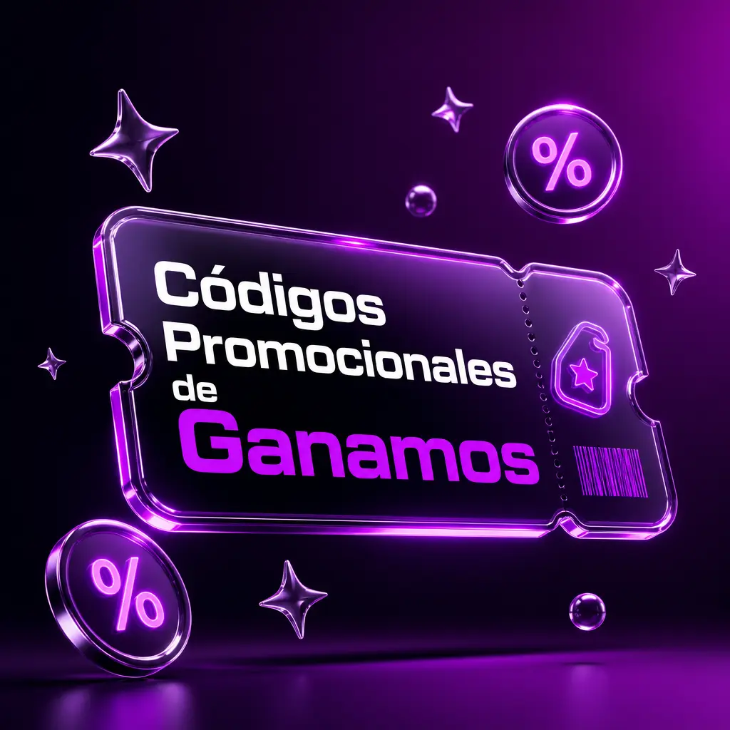 Códigos promocionales de Ganamos para activar bonos de bienvenida, recargas y giros gratis en depósitos