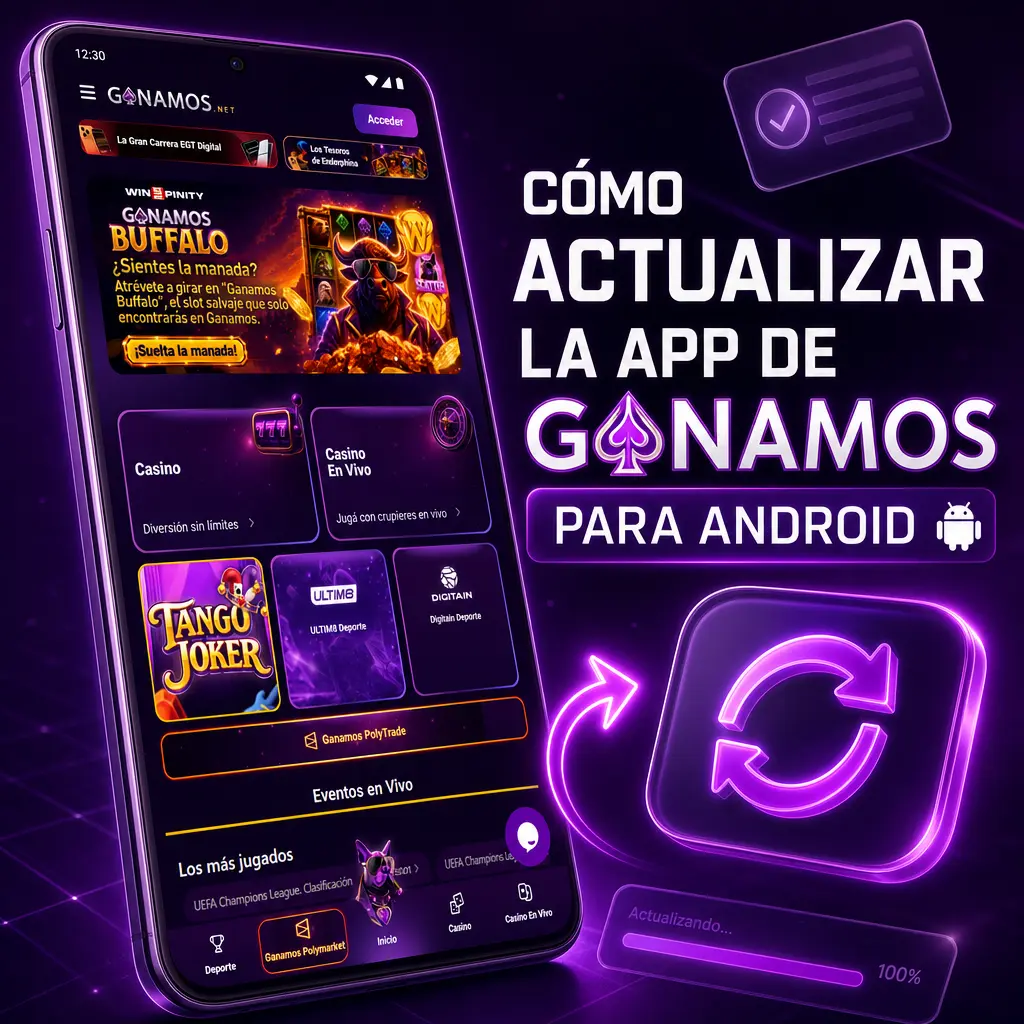 Pasos para actualizar la app de Ganamos en Android: descargar el APK más reciente e instalarlo sin perder los datos existentes