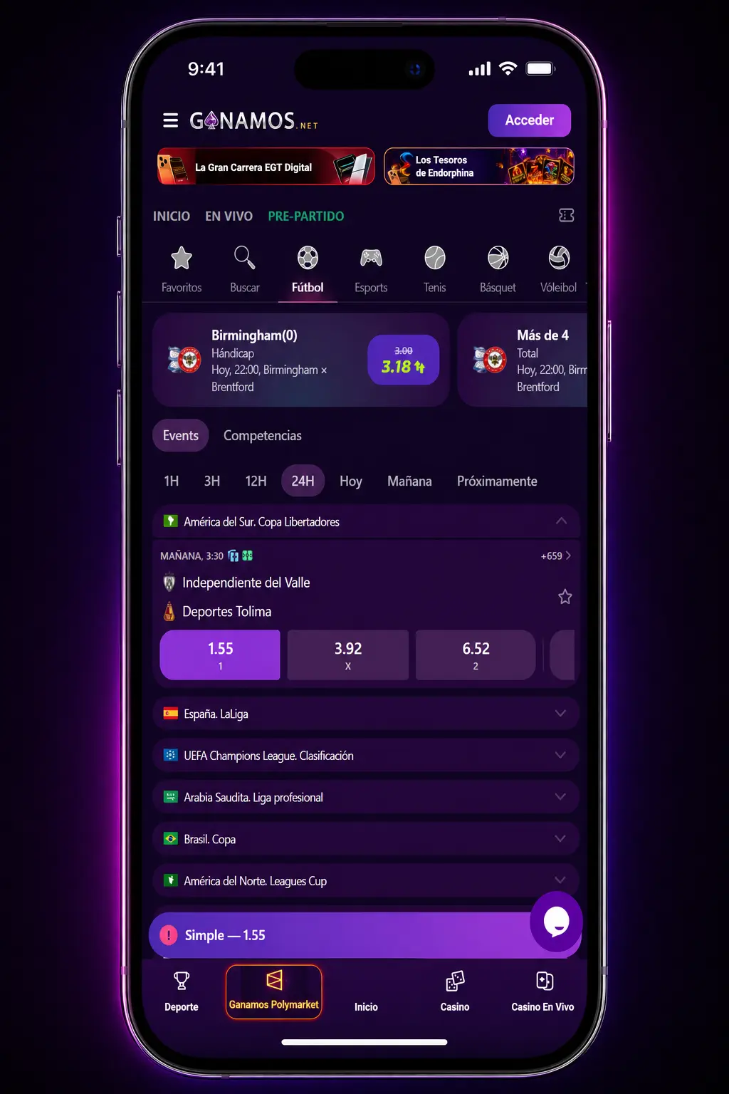 Pasos para registrarte y apostar en eSports en Ganamos: cuenta, depósito, bono y primer ticket
