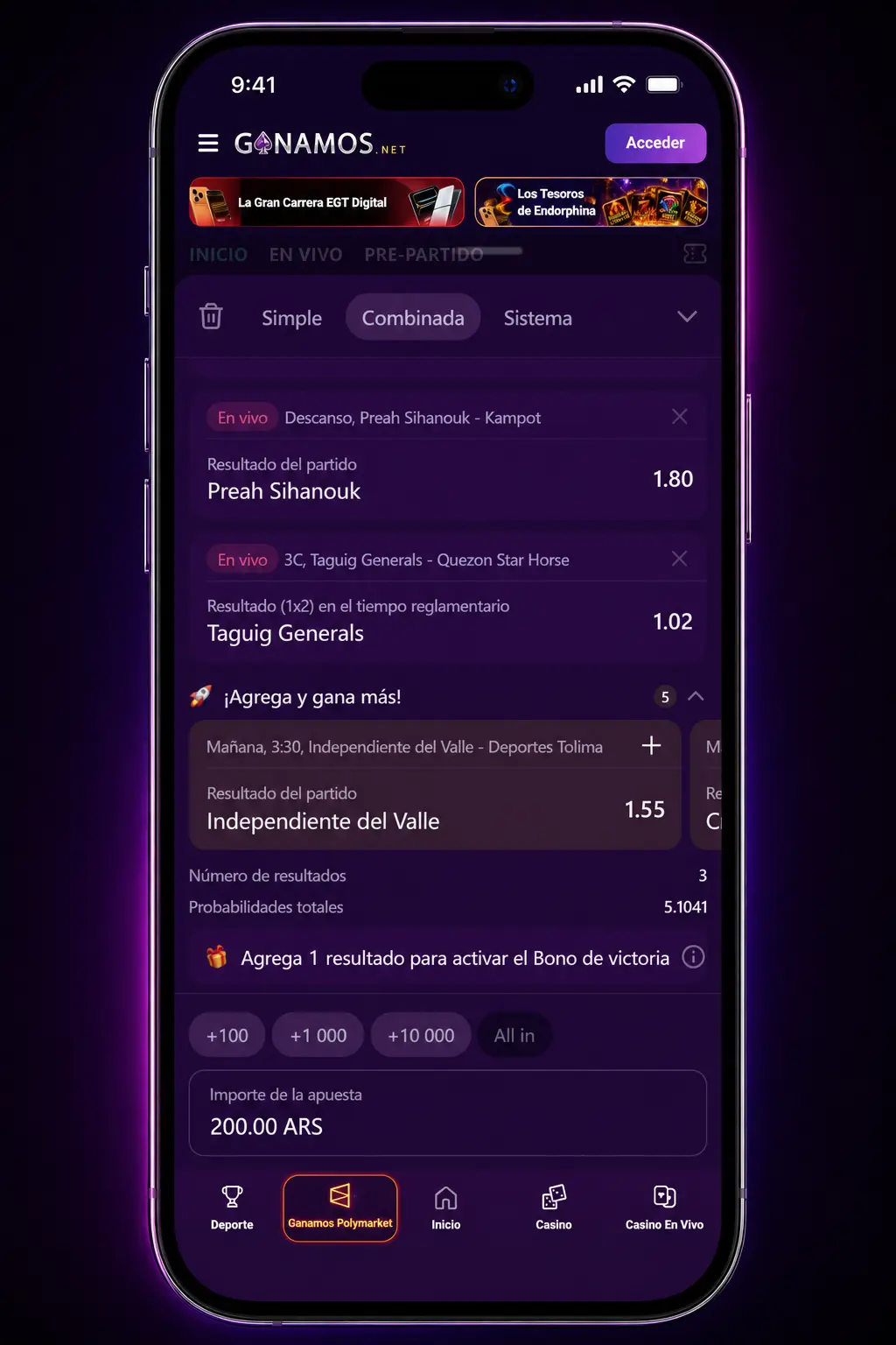 Pasos para registrarte y apostar en eSports en Ganamos, desde el registro hasta confirmar tu primer ticket