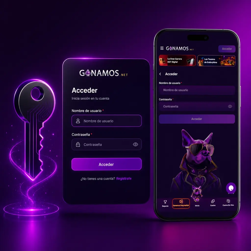 Cómo iniciar sesión en Ganamos Argentina para acceder a tu cuenta, revisar saldo, bonos y apuestas pendientes de forma rápida
